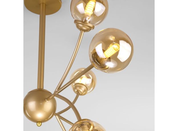 Потолочный светильник с плафонами 30179 матовое золото