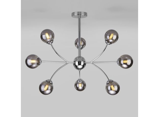 Потолочный светильник с тонированными плафонами 30179 хром