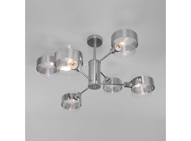 Потолочный светильник в стиле лофт 70127/6 хром