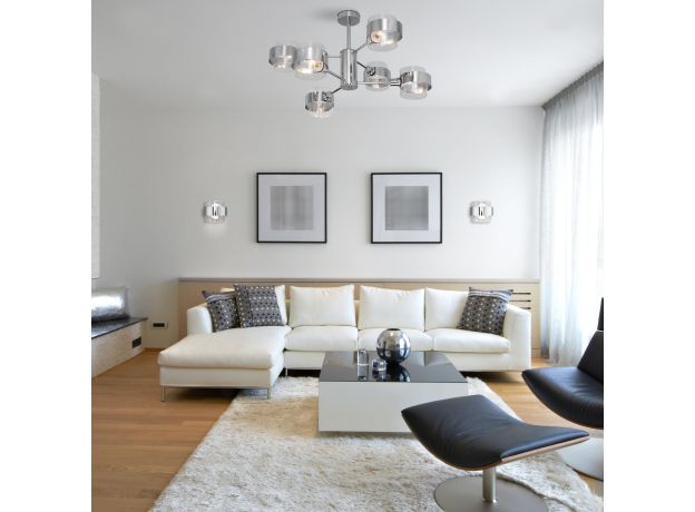 Потолочный светильник в стиле лофт 70127/6 хром