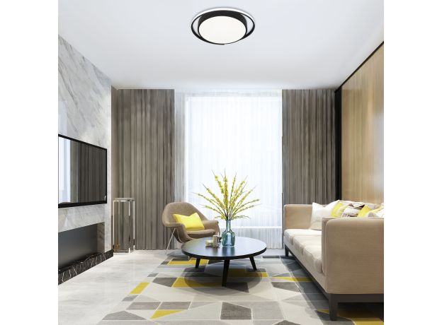 Потолочный светодиодный светильник 90251/1 черный