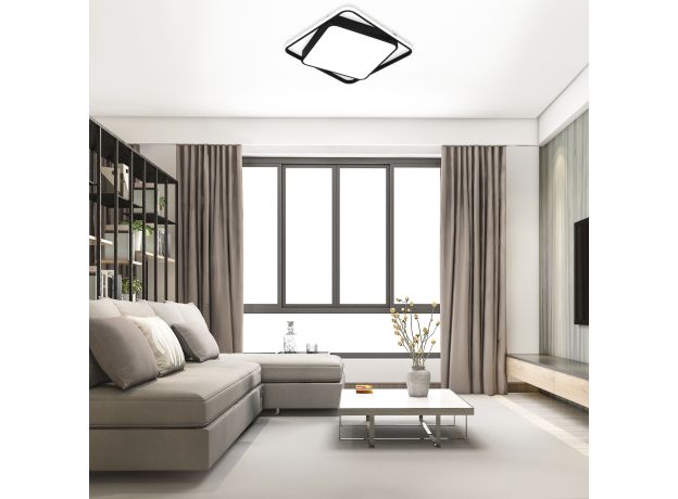 Потолочный светодиодный светильник 90252/1 черный