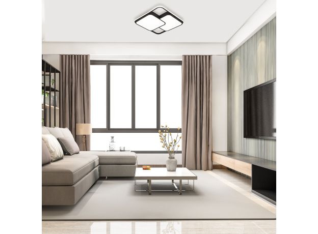 Потолочный светодиодный светильник 90253/1 черный