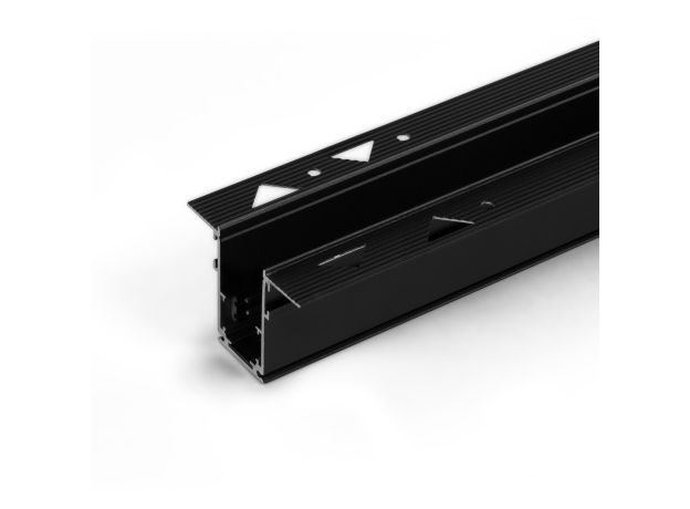 Шинопровод встраиваемый черный 1 м Slim Magnetic 85086/00