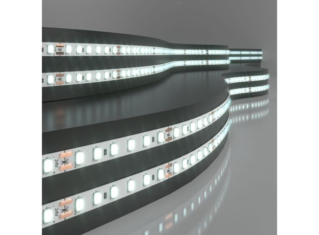Светодиодная лента 24 В 8 Вт/м 120Led/м 2116 IP20, холодный белый 6500K, 5 м 2116 24V 120Led 8W IP20