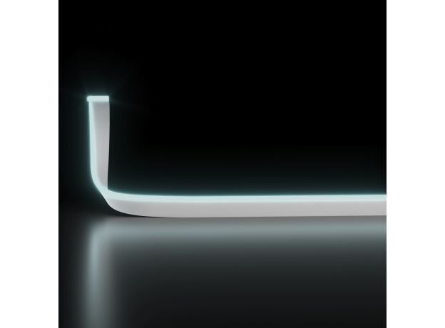 Светодиодный гибкий неон 24 В 10 Вт/м 120 Led/м 2835 IP65, холодный белый 6500K, 5м 24V 10W 120Led 2835 IP65