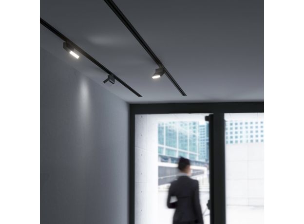 Трековый светильник для однофазного шинопровода Arda черный 10 Вт 4200 K 85015/01