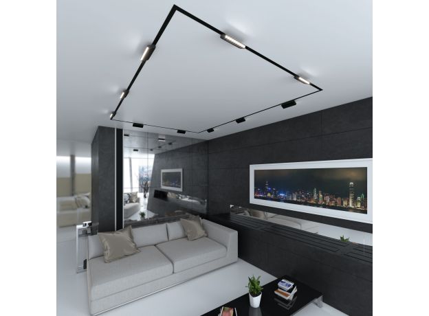 Трековый светильник Slim Magnetic HL0212W 4200K черный 85010/01