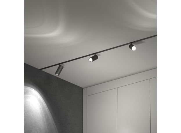 Трековый светильник Slim Magnetic R01 6W 4200K черный 85011/01