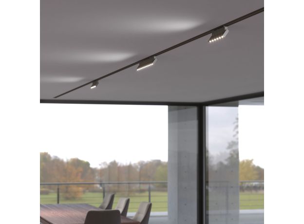 Трековый светодиодный светильник для однофазного шинопровода Garda белый 20 Вт 4200K 85018/01