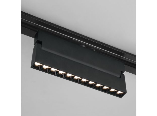 Трековый светодиодный светильник для однофазного шинопровода Garda черный 20 Вт 4200K 85018/01