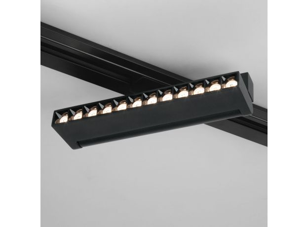 Трековый светодиодный светильник для однофазного шинопровода Garda черный 20 Вт 4200K 85018/01