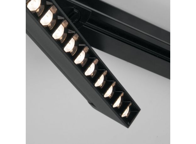 Трековый светодиодный светильник для однофазного шинопровода Garda черный 20 Вт 4200K 85018/01