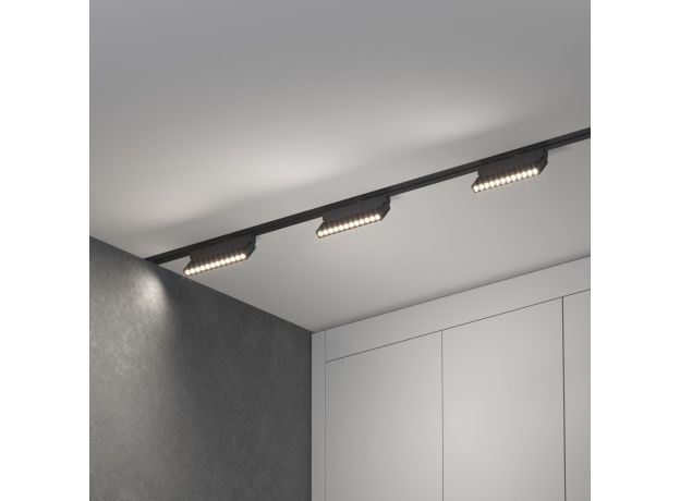 Трековый светодиодный светильник для однофазного шинопровода Garda черный 20 Вт 4200K 85018/01