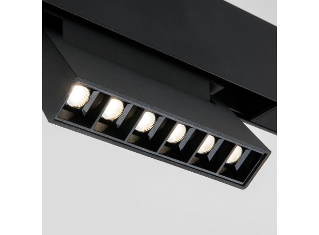 Трековый светодиодный светильник Slim Magnetic HL01 6W 4200K черный 85009/01