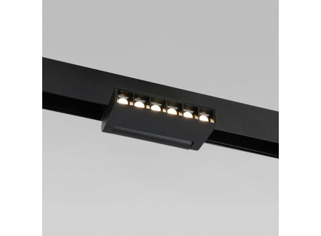 Трековый светодиодный светильник Slim Magnetic HL01 6W 4200K черный 85009/01