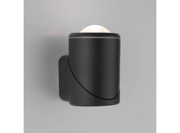 Уличный настенный светодиодный светильник GIRA U LED IP54 35127/U черный