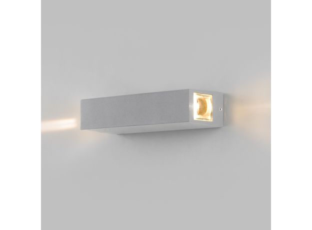 Уличный настенный светодиодный светильник Blaze LED IP54 35136/W серый