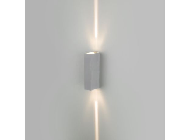 Уличный настенный светодиодный светильник Blaze LED IP54 35136/W серый