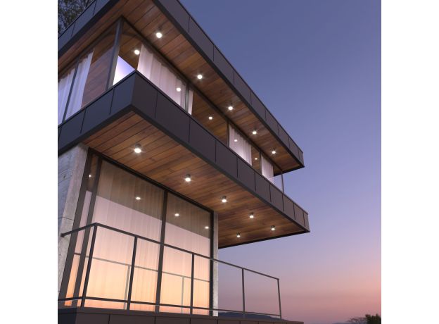 Уличный потолочный светильник Light LED 2105 IP54 35132/H черный