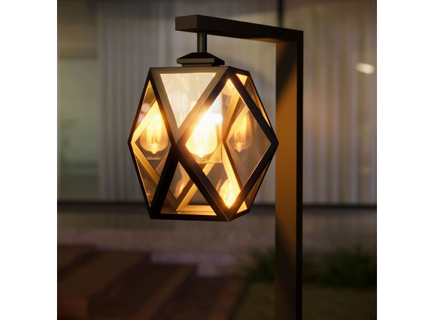 Уличный светильник на столбе Ambra F IP33 35133/F черный