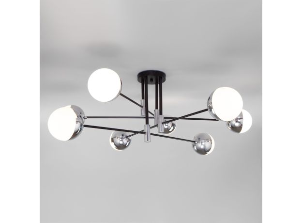 Умная потолочная люстра в стиле лофт 70129/8 хром Smart