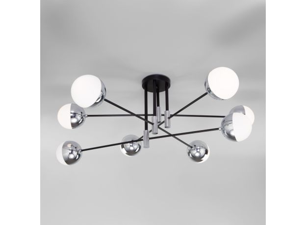 Умная потолочная люстра в стиле лофт 70129/8 хром Smart