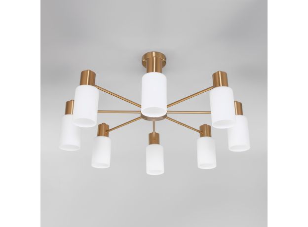 Умная потолочная люстра в стиле лофт 70160/8 латунь Smart
