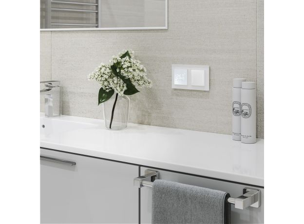 Умный сенсорный терморегулятор для теплого пола белый W1151201