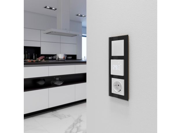 Умный сенсорный терморегулятор для теплого пола белый W1151201