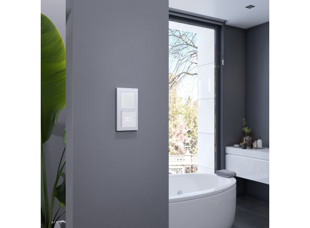 Умный сенсорный терморегулятор для теплого пола белый W1151201