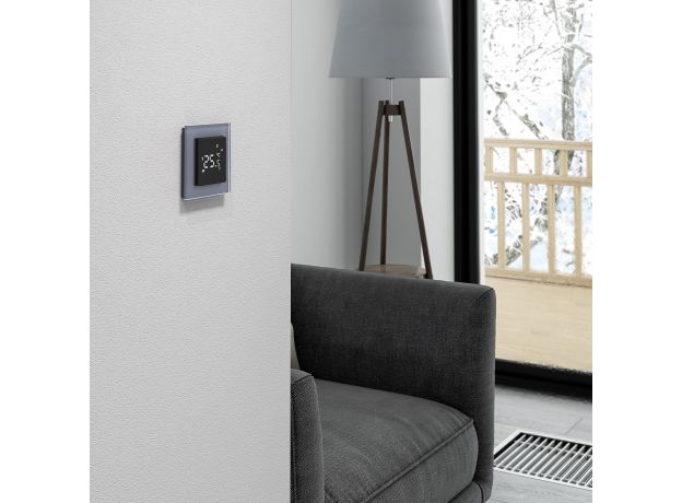 Умный сенсорный терморегулятор для теплого пола черный W1151208