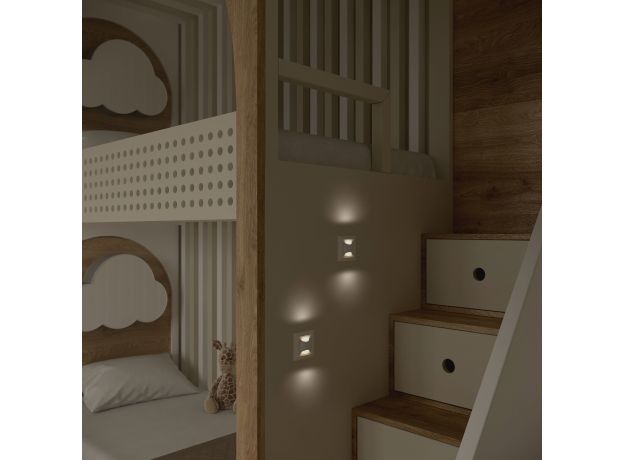 Встраиваемая LED подсветка МУН (белый матовый) W1154501