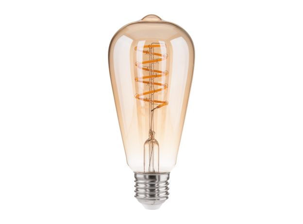 Филаментная светодиодная лампа Dimmable ST64 5W 2700K E27 тонированная BLE2746