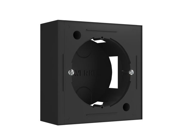 Коробка для накладного монтажа черный W8000008