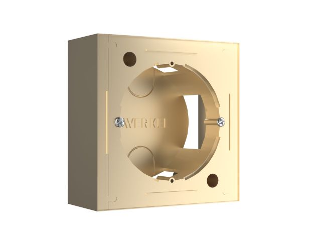 Коробка для накладного монтажа шампань W8000011