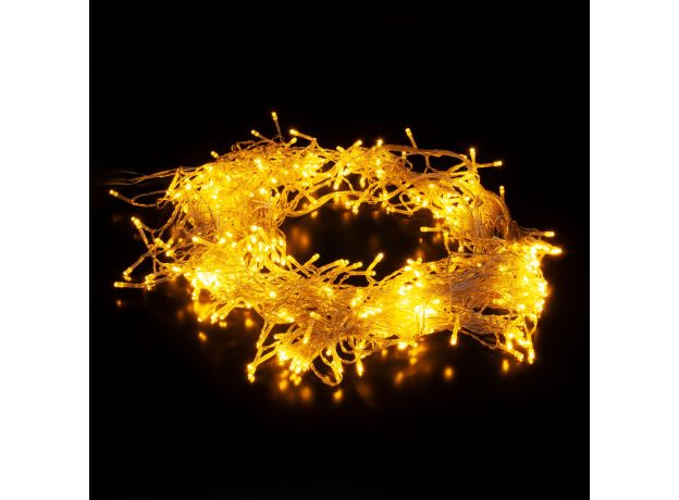 Светодиодная гирлянда занавес теплый белый 2*3м IP20 200-002 теплый белый