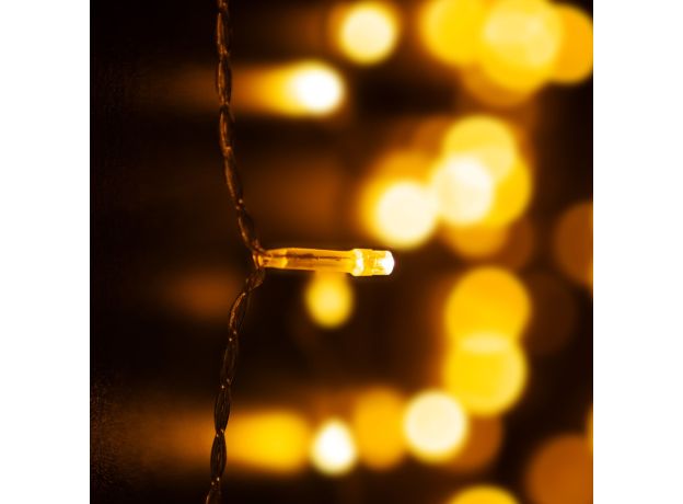 Светодиодная гирлянда занавес теплый белый 2*3м IP20 200-002 теплый белый