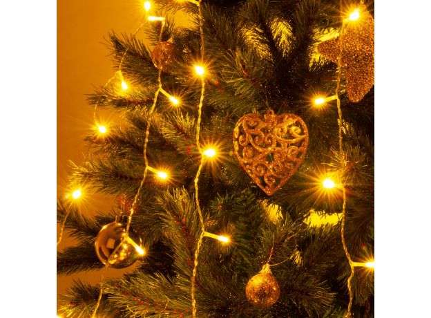 Светодиодная гирлянда занавес теплый белый 2*3м IP20 200-002 теплый белый