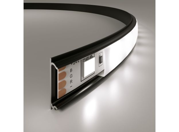 Гибкий алюминиевый профиль для светодиодной ленты LL-2-ALP012