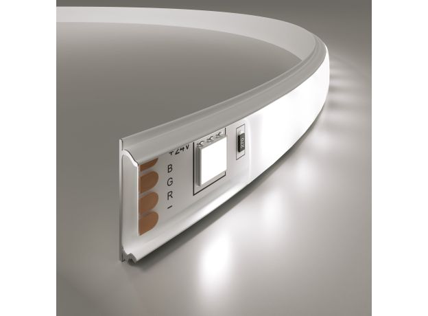 Гибкий алюминиевый профиль для светодиодной ленты LL-2-ALP012