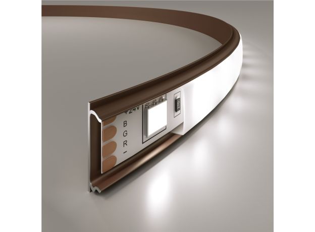 Гибкий алюминиевый профиль для светодиодной ленты LL-2-ALP012