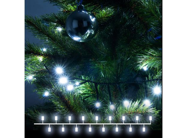 Гирлянда нить "Мишура" белый 5м IP20 400-004 белый