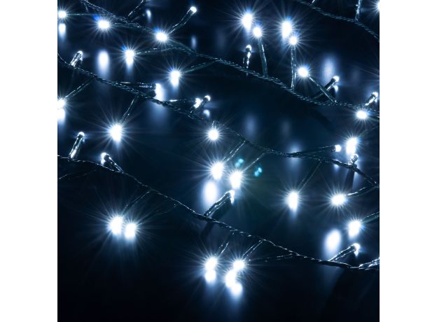 Гирлянда нить "Мишура" белый 5м IP20 400-004 белый