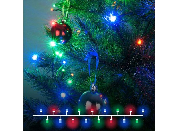 Гирлянда нить "Мишура" мульти 5м IP20 400-004 мульти