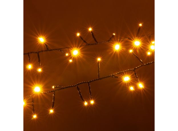 Гирлянда нить "Мишура" теплый белый 5м IP20 400-004 теплый белый