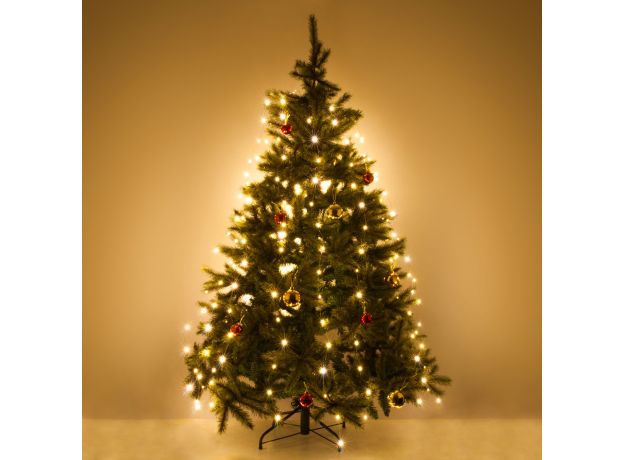 Гирлянда занавес "Роса" теплый белый 2*3м IP20 200-004 теплый белый