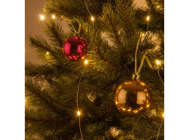 Гирлянда занавес "Роса" теплый белый 2*3м IP20 200-004 теплый белый