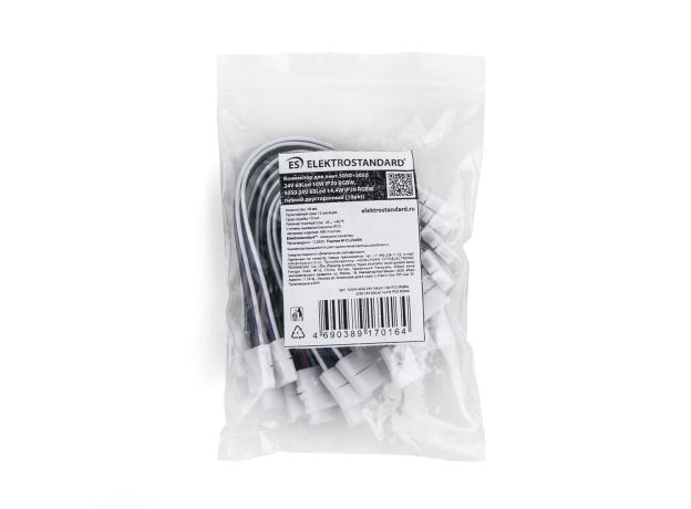 Коннектор для лент 5050+5050 24V 60Led 14,4W IP20 RGBW, 5050 24V 60Led 14,4W IP20 RGBW гибкий двусторонний (10шт) a053704
