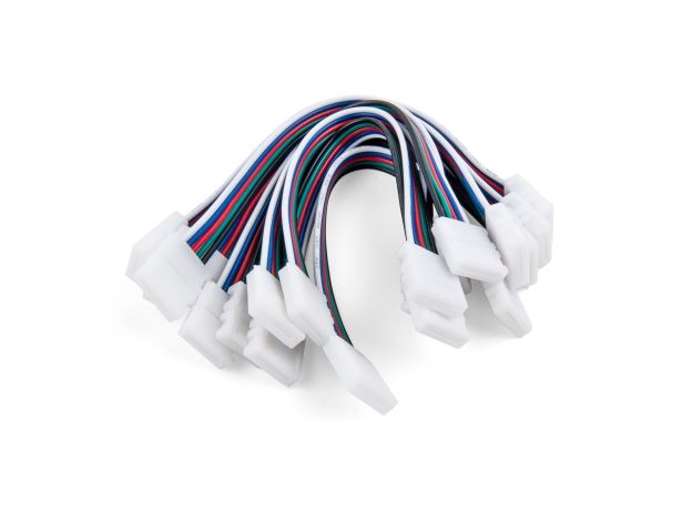 Коннектор для лент 5050+5050 24V 60Led 14,4W IP20 RGBW, 5050 24V 60Led 14,4W IP20 RGBW гибкий двусторонний (10шт) a053704